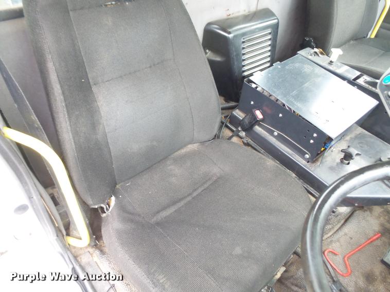 image for item K3525 2002 Sterling SC8000 Cargo Allianz Johnston street sweeper truck