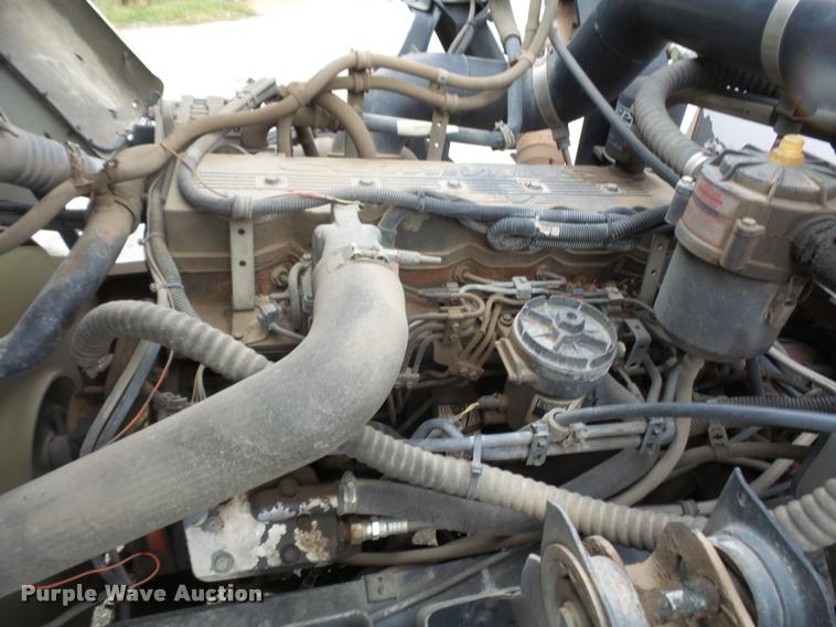 image for item K3525 2002 Sterling SC8000 Cargo Allianz Johnston street sweeper truck