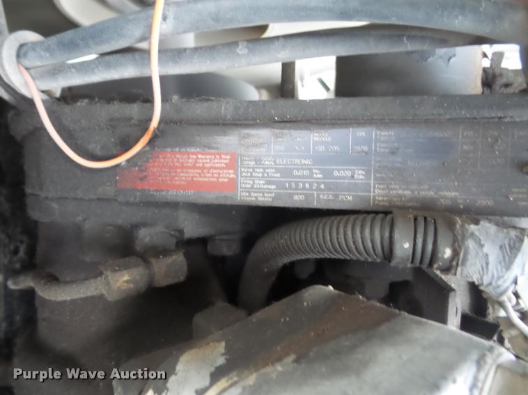 image for item K3525 2002 Sterling SC8000 Cargo Allianz Johnston street sweeper truck