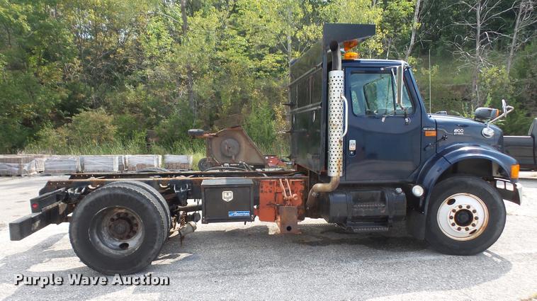 image for item K3526 2002 International 4900 truck cab and chassis