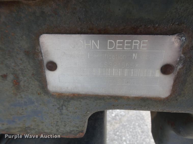 image for item K3527 2000 John Deere 5210 tractor