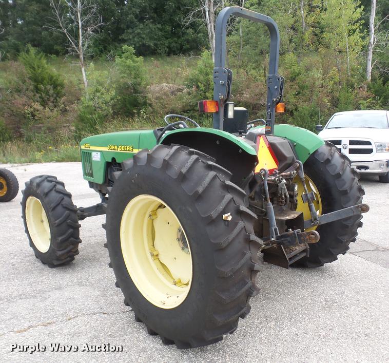image for item K3529 2000 John Deere 5410 MFWD tractor