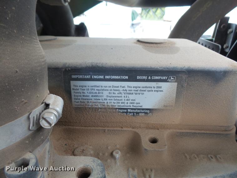 image for item K3529 2000 John Deere 5410 MFWD tractor