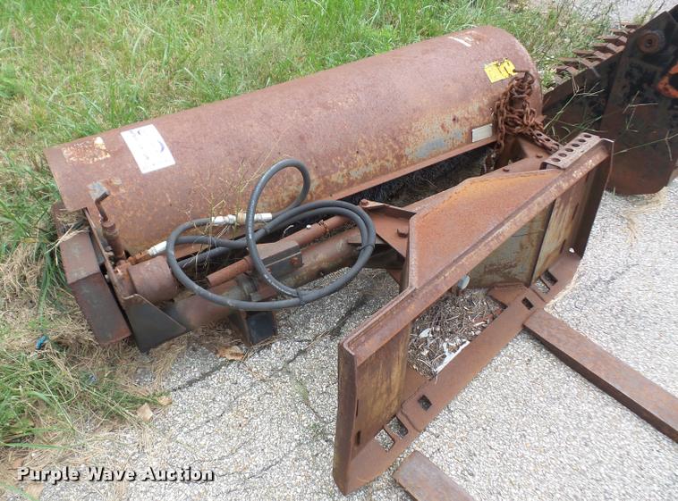 image for item K3535 Melroe angle broom skid steer attachment