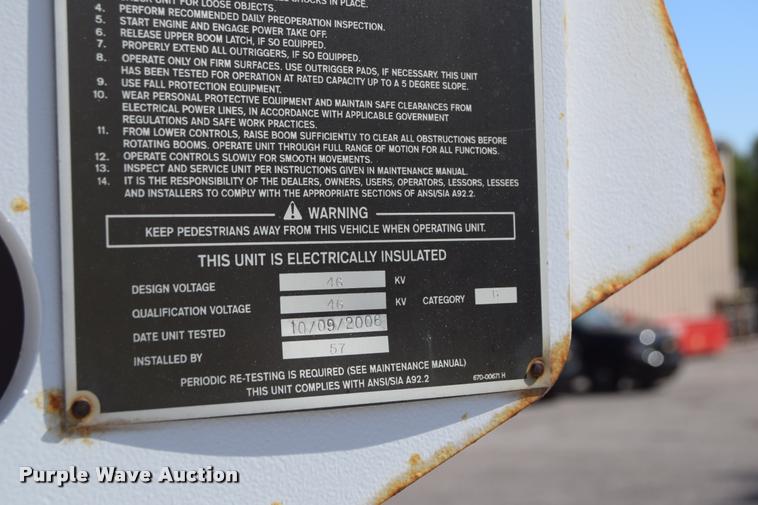 image for item L2567 2007 Ford F550 bucket truck