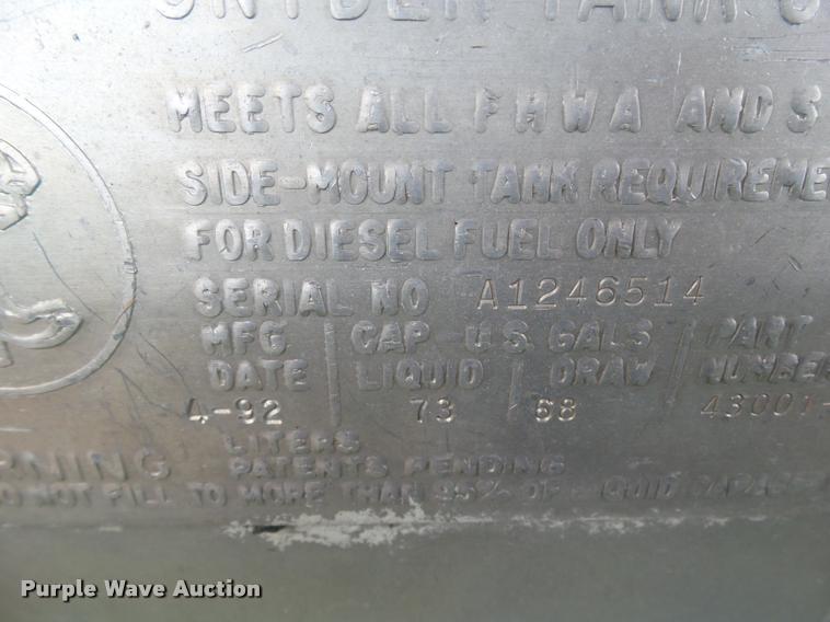 image for item L5523 1992 Volvo WG64 dump truck