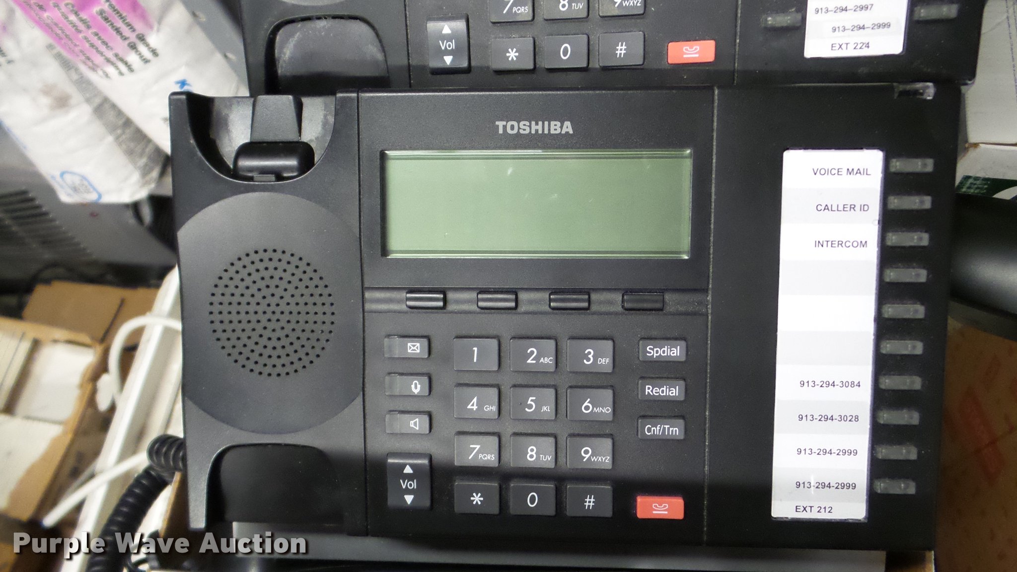Toshiba phone system in Paola, KS Item DA8757 sold Purple Wave