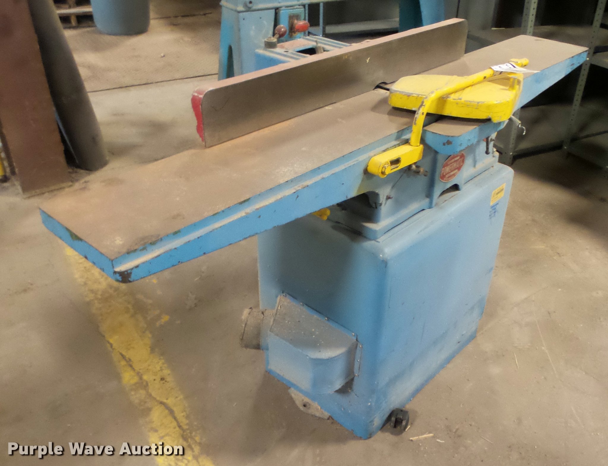 Powermatic 60 jointer in Des Moines, IA Item K2105 sold Purple Wave