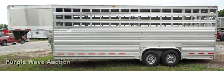 image for item BZ9853 2011 Eby Wrangler livestock trailer