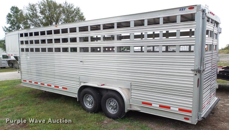 image for item BZ9853 2011 Eby Wrangler livestock trailer