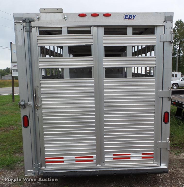 image for item BZ9853 2011 Eby Wrangler livestock trailer