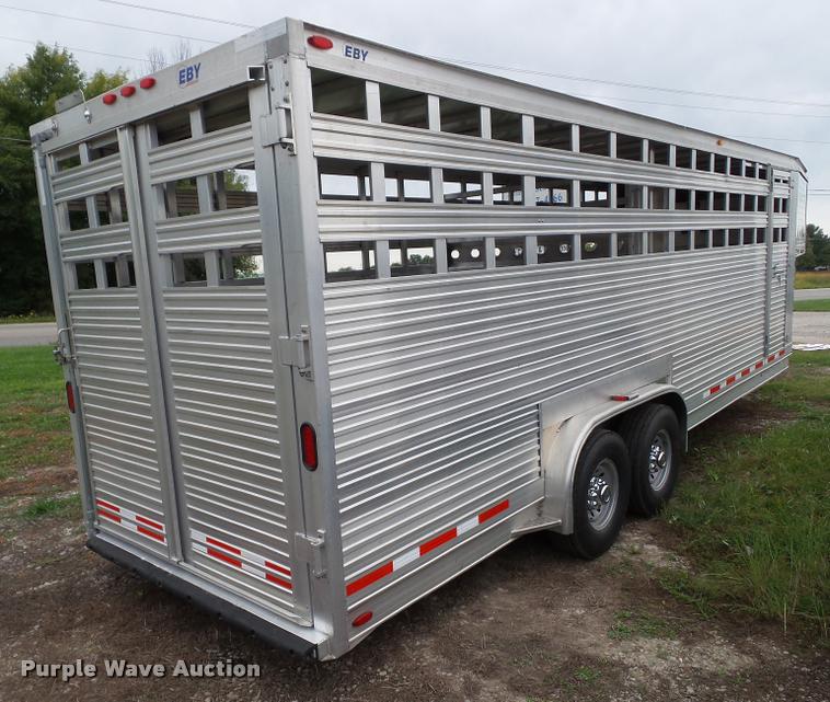 image for item BZ9853 2011 Eby Wrangler livestock trailer