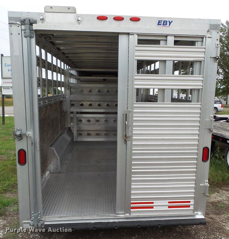 image for item BZ9853 2011 Eby Wrangler livestock trailer