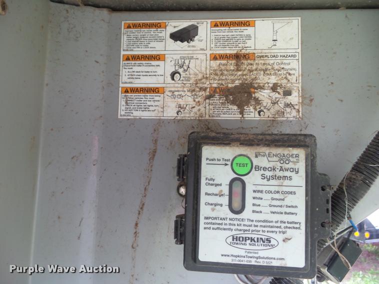 image for item BZ9853 2011 Eby Wrangler livestock trailer