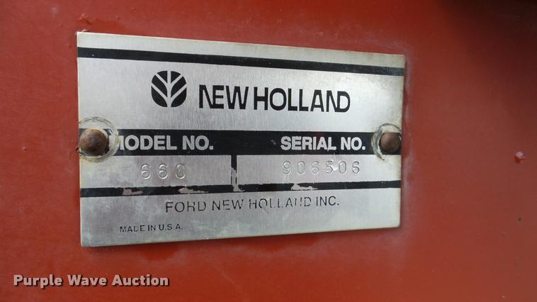 image for item DA2842 1995 New Holland 660 round baler