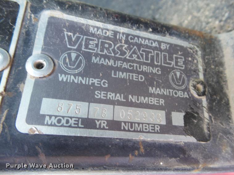 image for item DB3500 1978 Versatile 875 4WD tractor