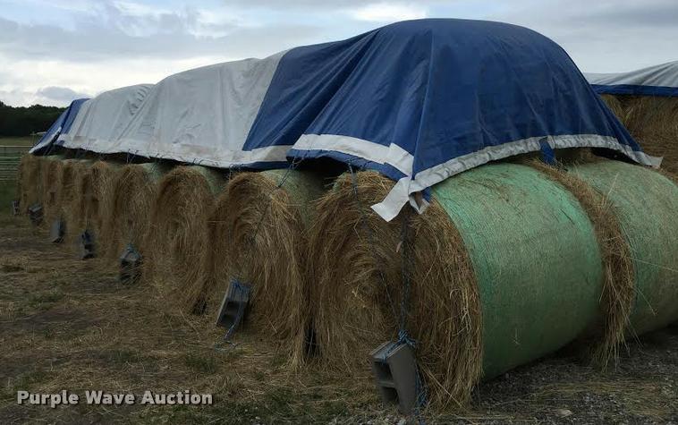 image for item F1094 (7) hay tarps with tie downs