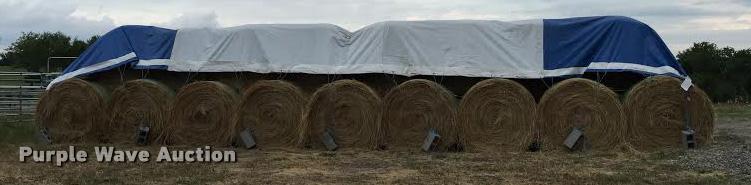 image for item F1094 (7) hay tarps with tie downs