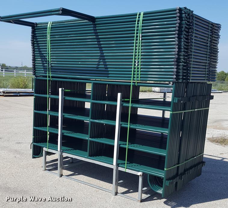 image for item F1140 (56) five bar corral panels