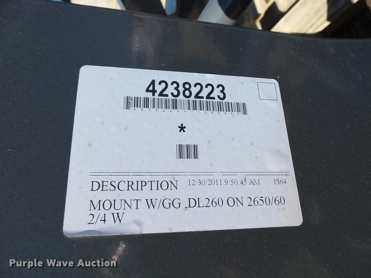 image for item K2054 Massey-Ferguson DL260 front loader mount