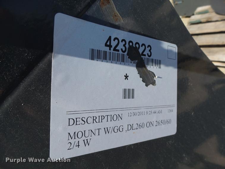 image for item K2056 Massey-Ferguson DL260 front loader mount