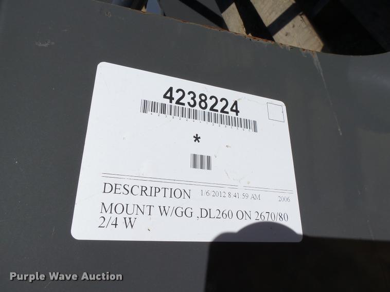 image for item K2057 Massey-Ferguson DL260 front loader mount