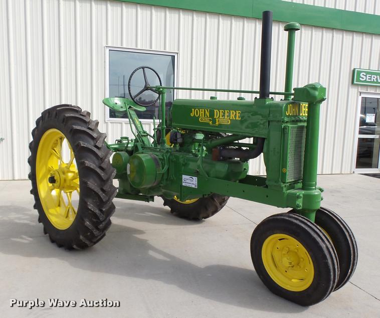 image for item K3018 1937 John Deere A tractor