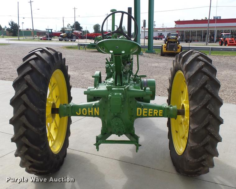 image for item K3018 1937 John Deere A tractor