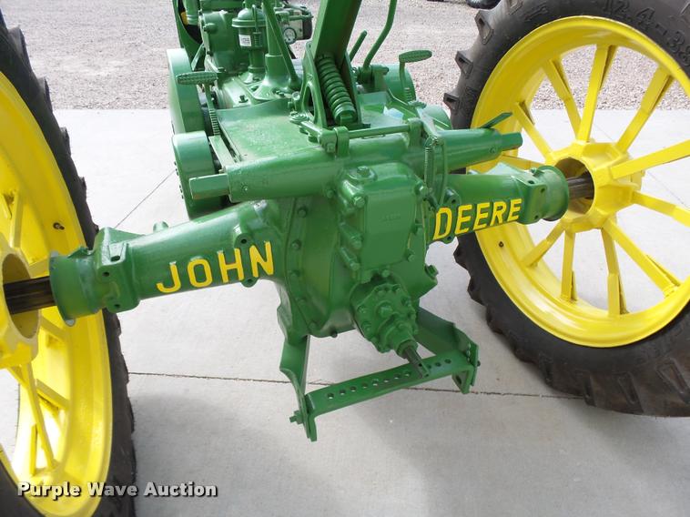image for item K3018 1937 John Deere A tractor