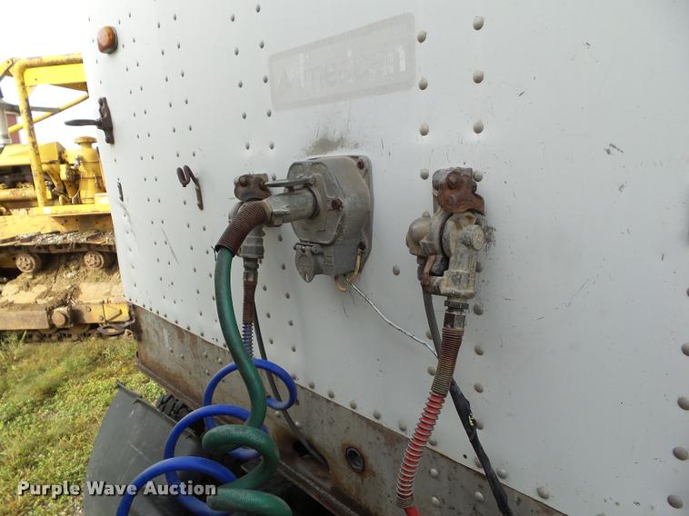 image for item L5525 1974 American double hopper grain trailer