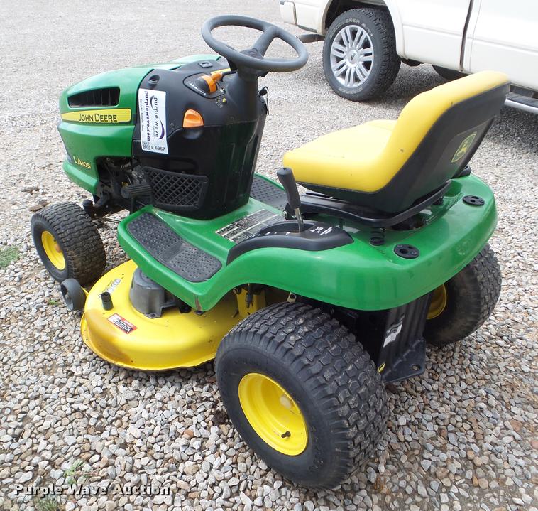 2008 John Deere LA105 lawn mower in Ellinwood, KS Item L6967 sold