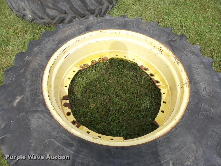 image for item Z9504 Goodyear 385/85R34 tires and wheels