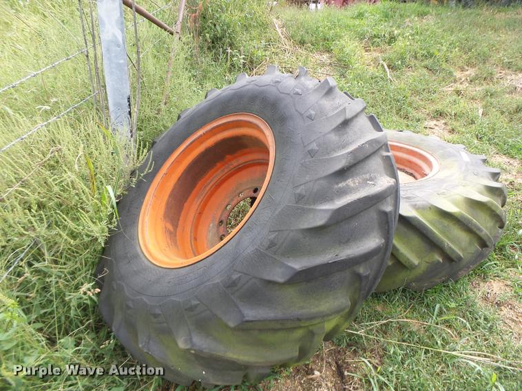 image for item Z9508 Goodyear 18.4-26 tires and wheels