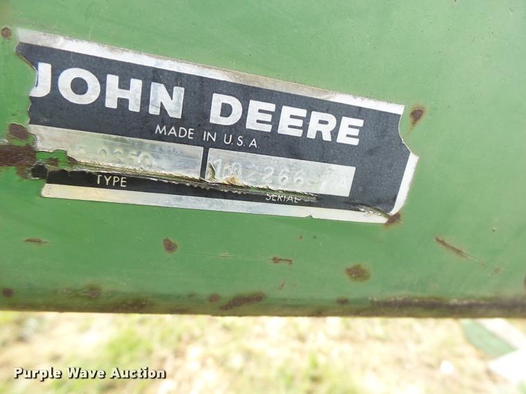 image for item Z9511 John Deere E0350 four bottom plow