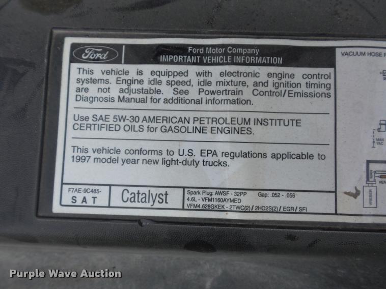 image for item BK9583 1997 Ford F150 SuperCab pickup truck