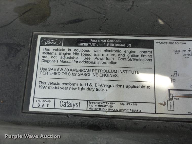 image for item BK9583 1997 Ford F150 SuperCab pickup truck