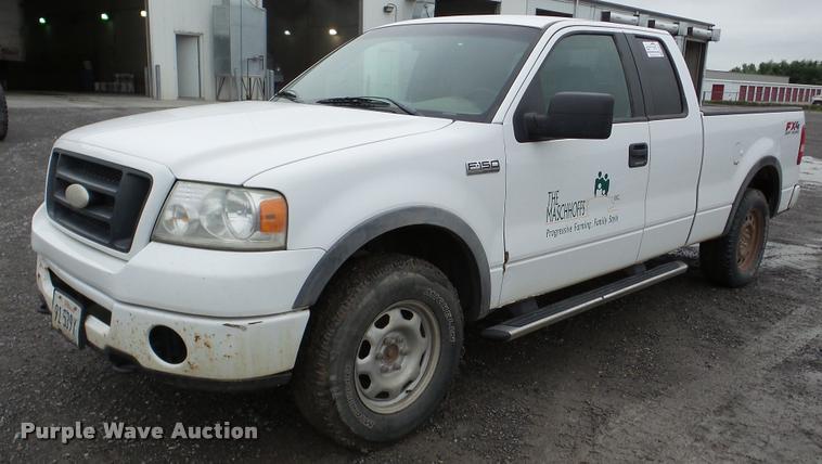 image for item DA8843 2007 Ford F150 SuperCab pickup truck