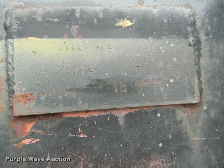 image for item J5087 Valk V1142 snow plow