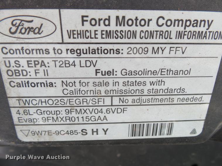 image for item K1124 2009 Ford Crown Victoria Police Interceptor