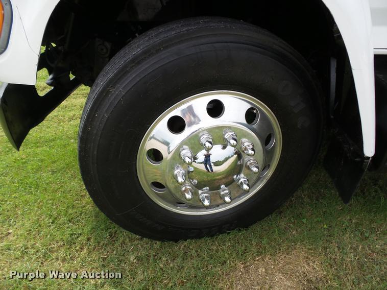 image for item K1128 1999 Ford F800 dump flatbed truck