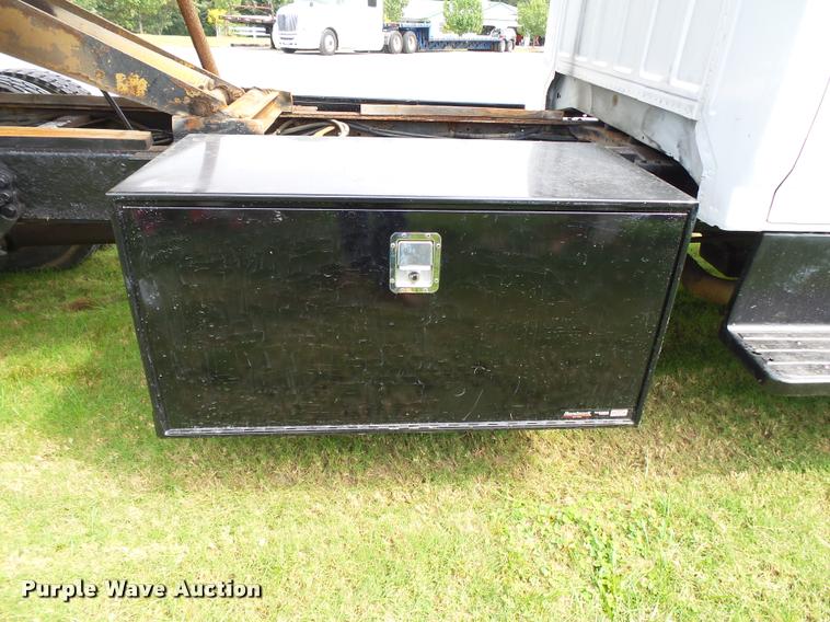 image for item K1128 1999 Ford F800 dump flatbed truck