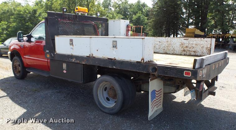 image for item K2064 2000 Ford F450 XLT Super Duty flatbed truck