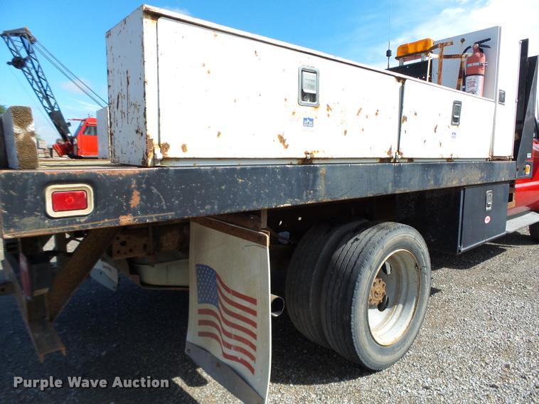 image for item K2064 2000 Ford F450 XLT Super Duty flatbed truck