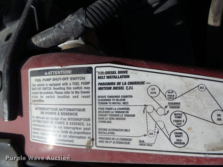 image for item K2064 2000 Ford F450 XLT Super Duty flatbed truck