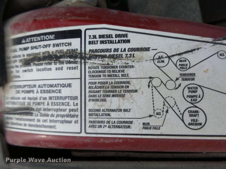 image for item K2065 2000 Ford F250 XLT Super Duty SuperCab pickup truck