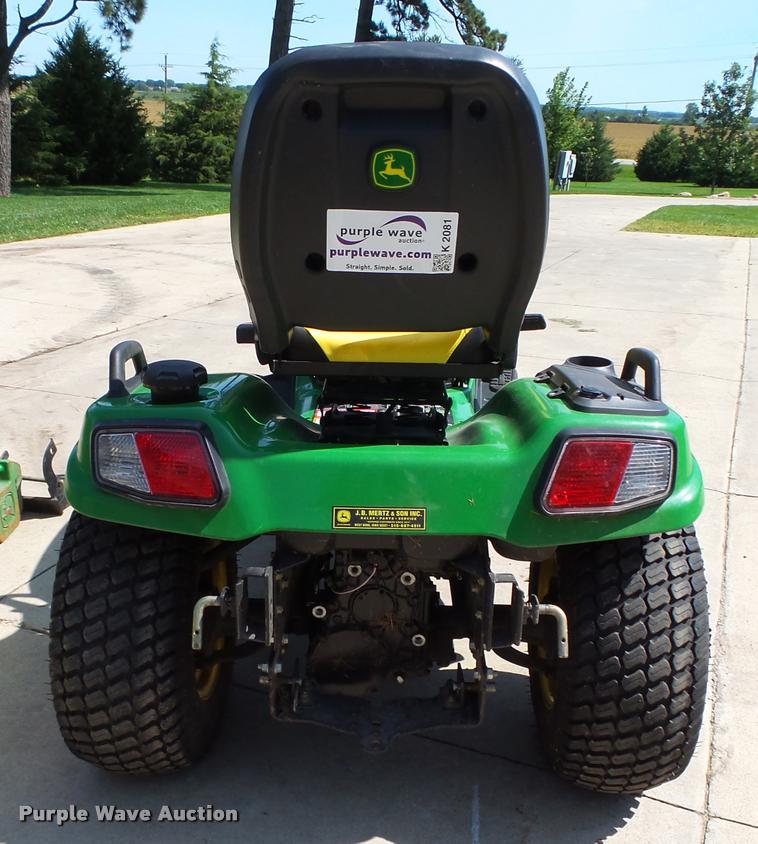 image for item K2081 2012 John Deere X734 yard tractor