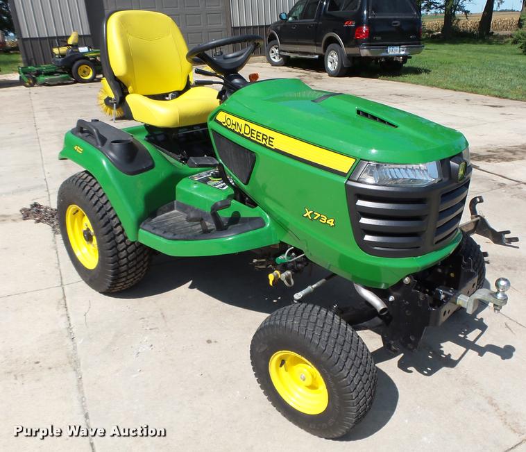 image for item K2081 2012 John Deere X734 yard tractor