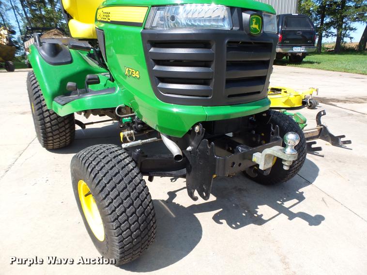 image for item K2081 2012 John Deere X734 yard tractor