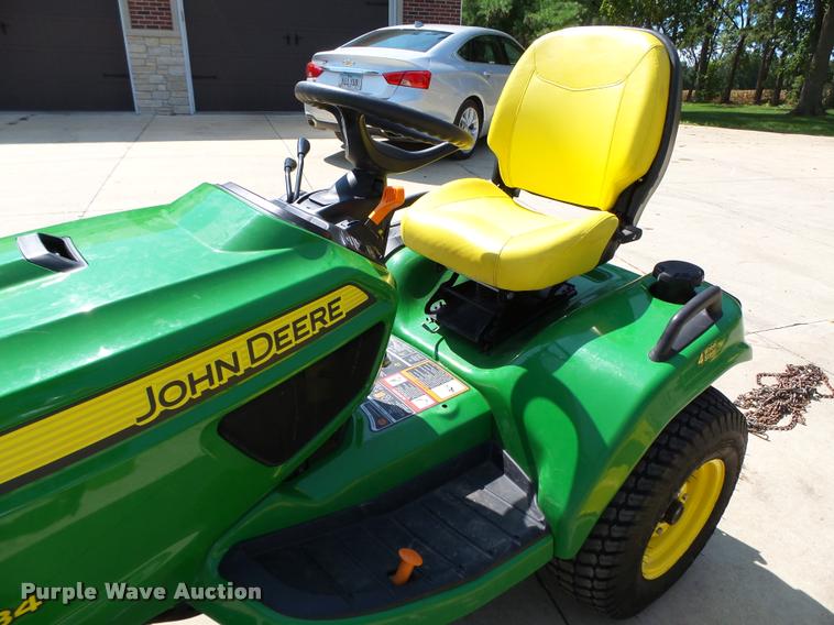 image for item K2081 2012 John Deere X734 yard tractor