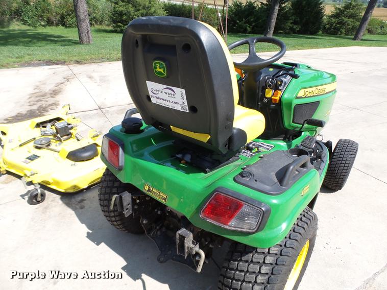 image for item K2081 2012 John Deere X734 yard tractor